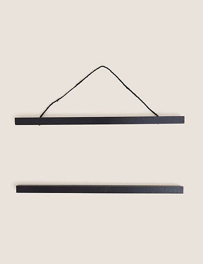 M&S Collection Magnetic Wood Frame Mount - 1Size - Black, Black