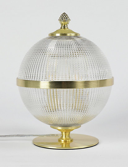 M&S Collection Eliza Table Lamp - 1Size - Polished Brass, Polished Brass