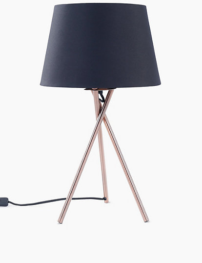 M&S Collection Alexa Table Lamp - 1Size - Chrome, Chrome