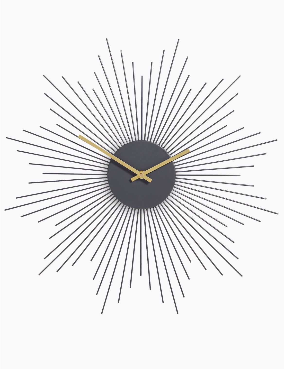 Sputnik Metal Wall Clock grey