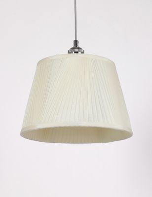 M&S Faux Silk Tapered Shade
