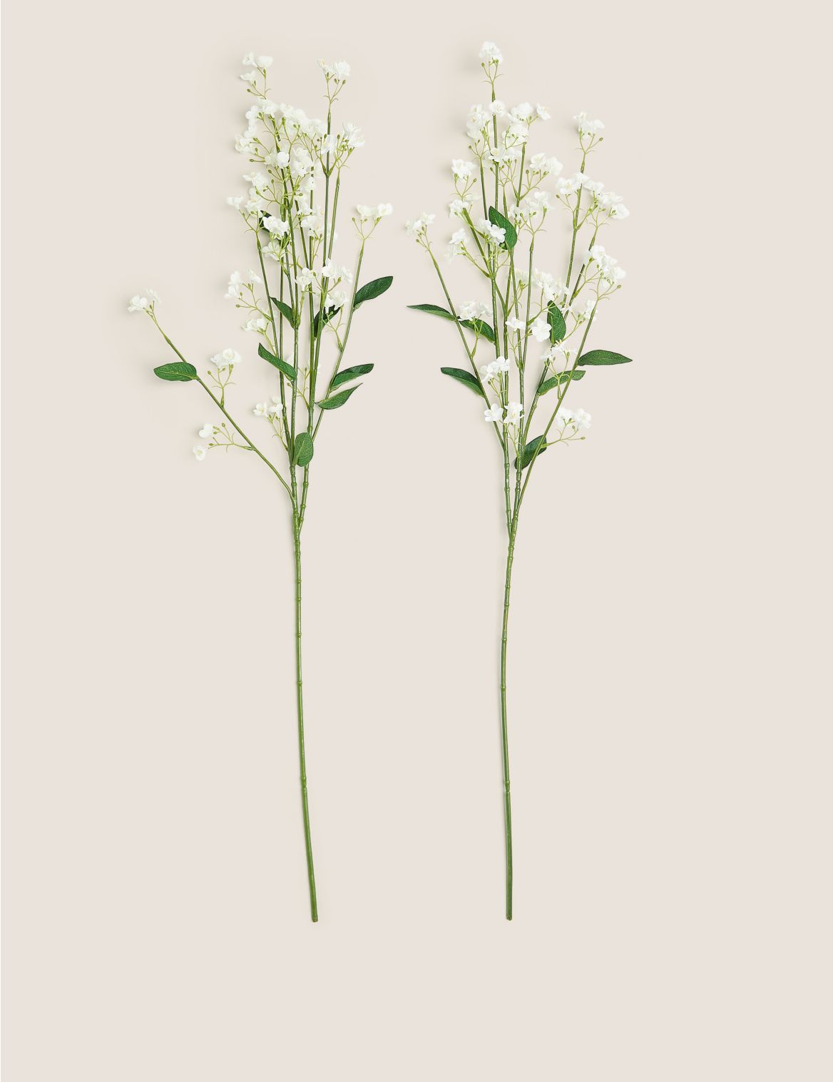 2 Pack Artificial Wild Wax Flowers white