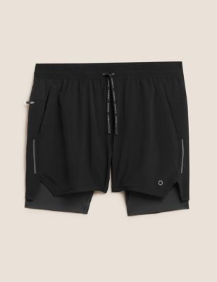 M&S Goodmove Mens Zip Pocket Sport Shorts
