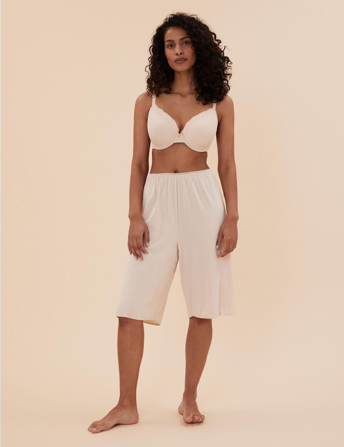 Culottes with Cool Comfort&trade; Technology beige