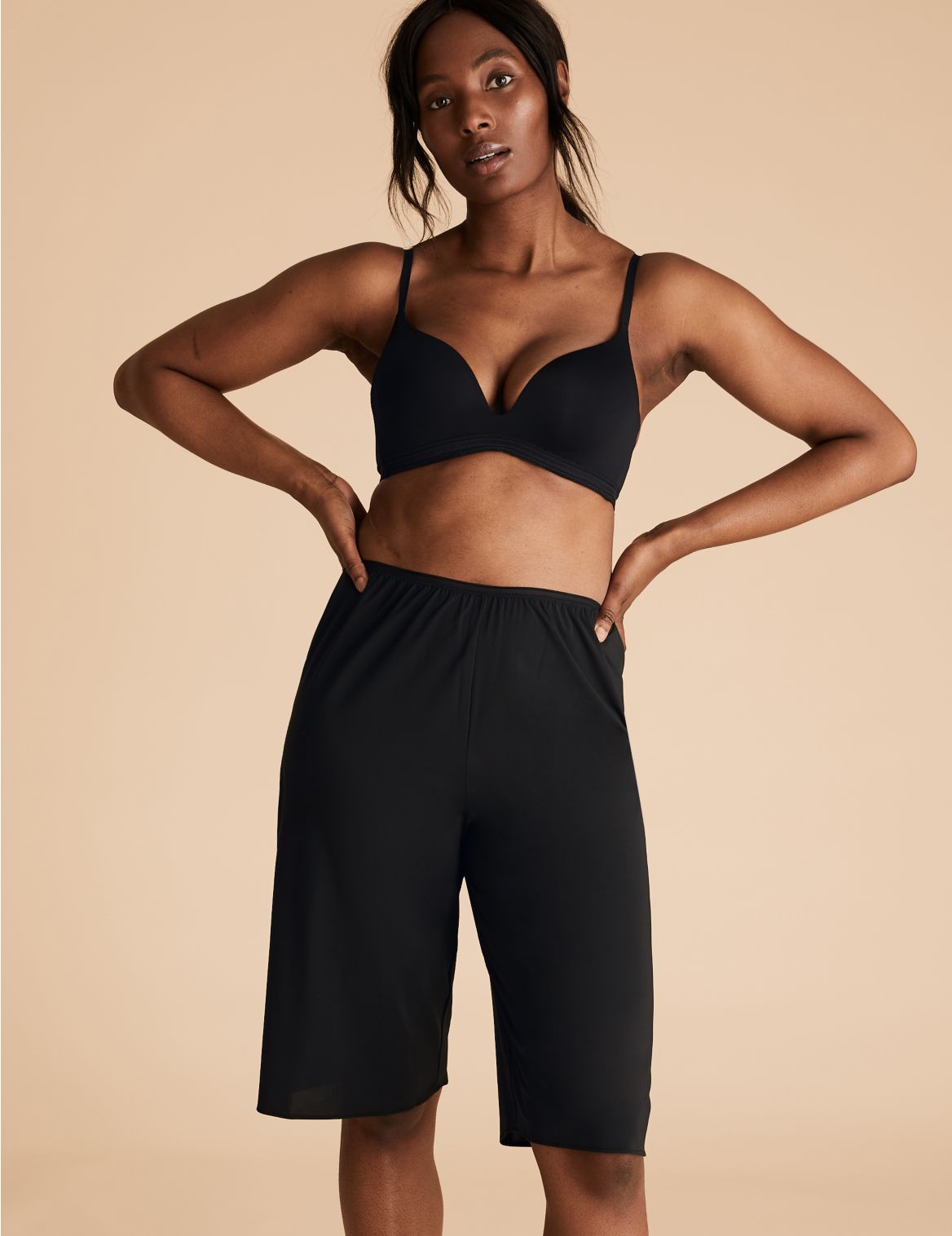 Culottes with Cool Comfort&trade; Technology black