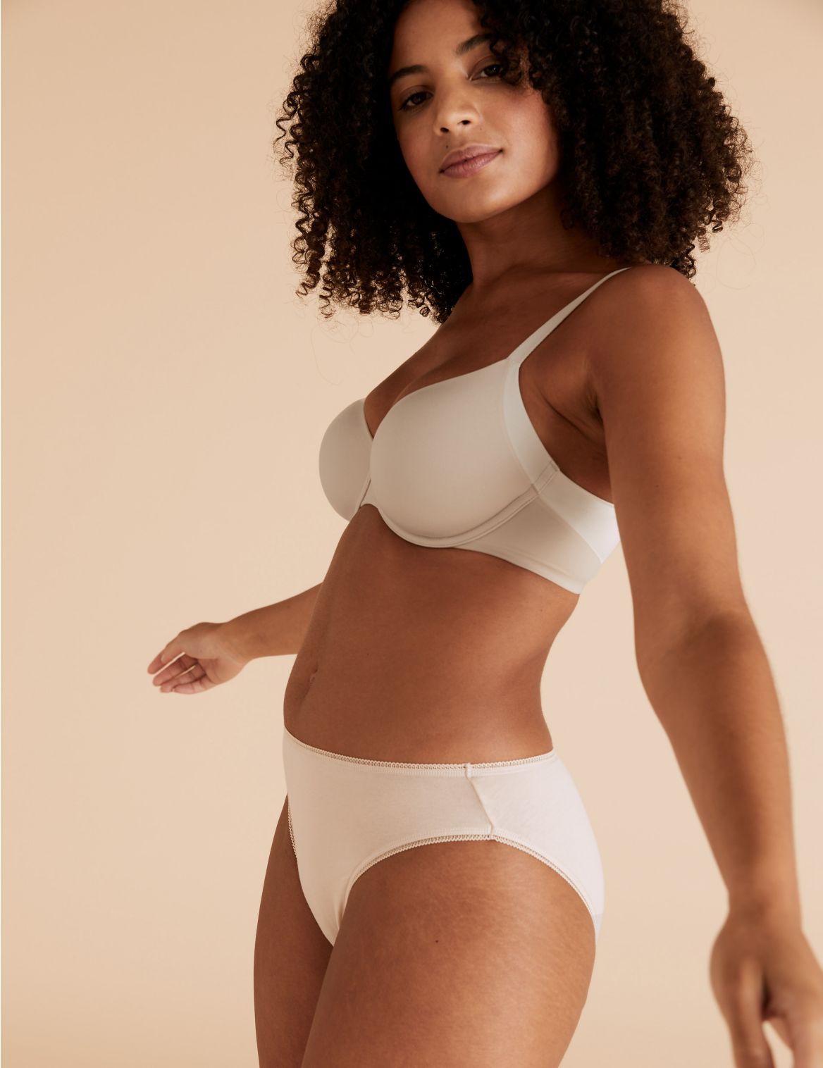 Sumptuously Soft&trade; Padded Full Cup T-Shirt Bra A-DD beige