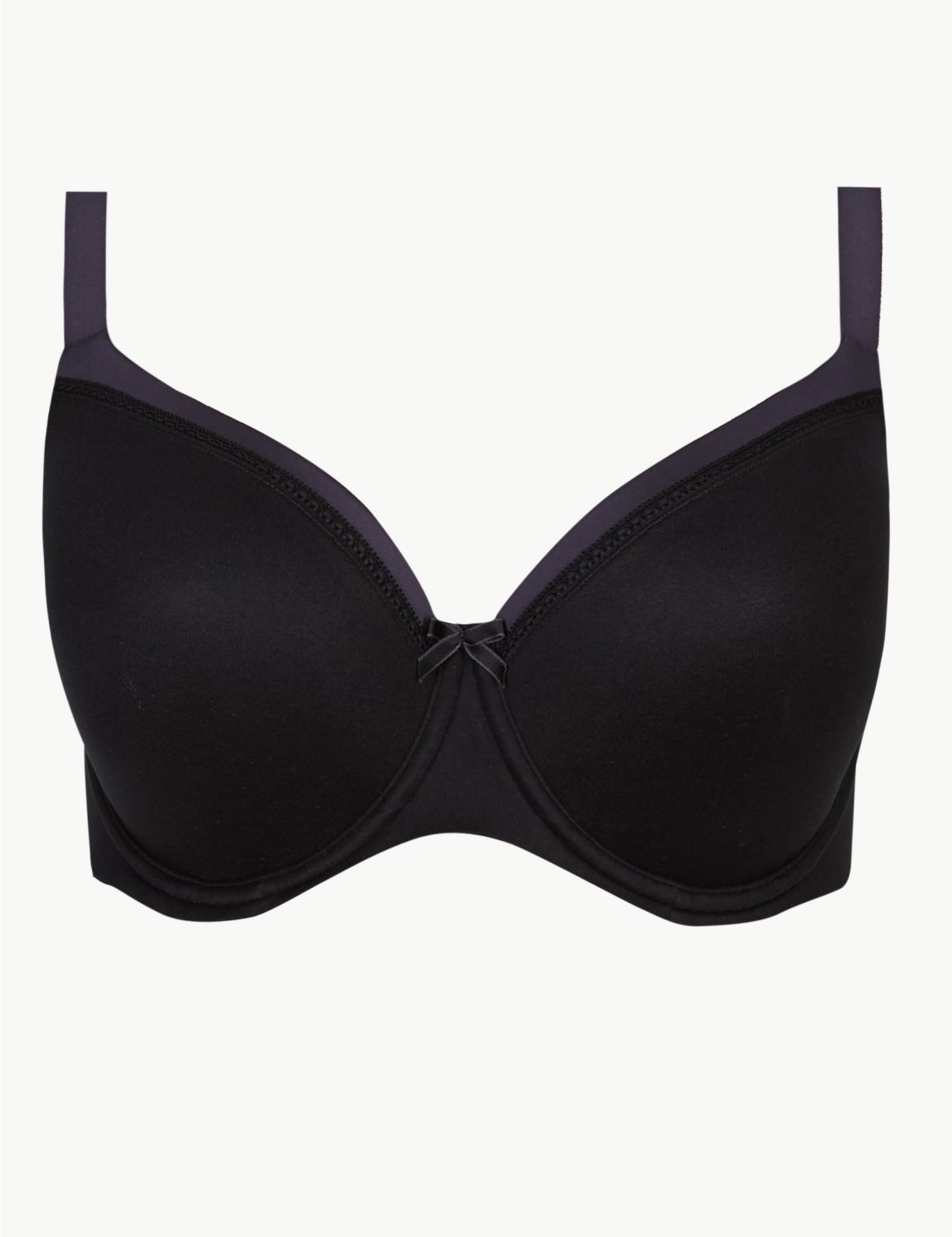 Sumptuously Soft&trade; Padded Full Cup T-Shirt Bra DD-G black