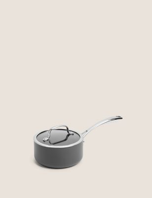 M&S Chef Hard Anodised 16cm Small Saucepan