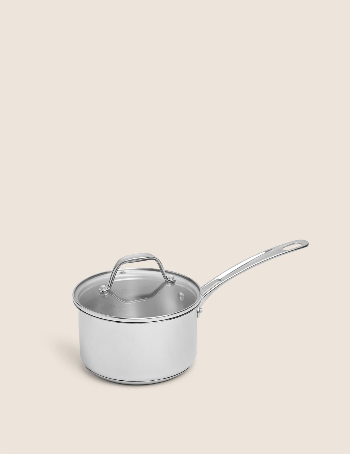 Stainless Steel 16cm Small Saucepan silver