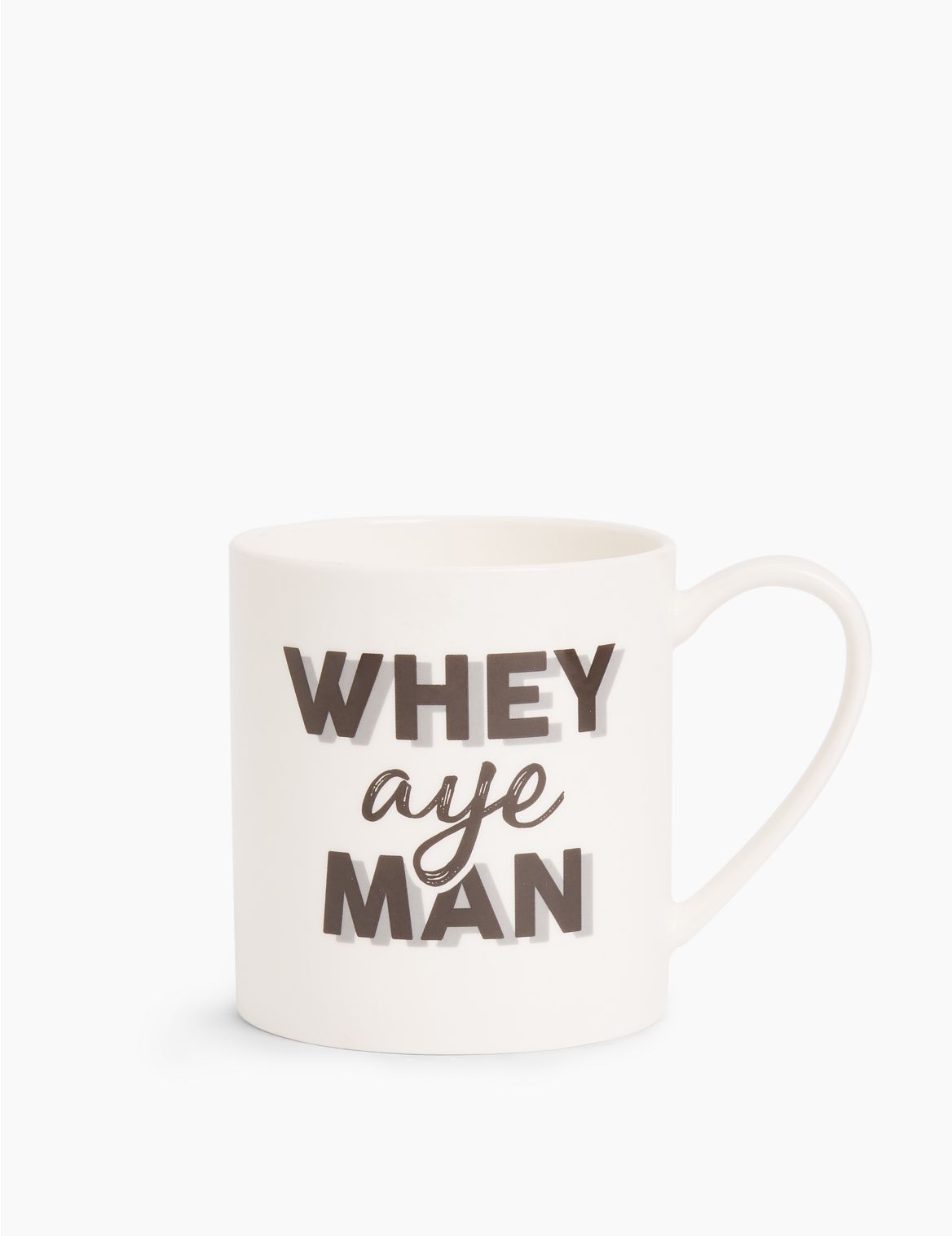Whey Aye Man Mug multi-coloured