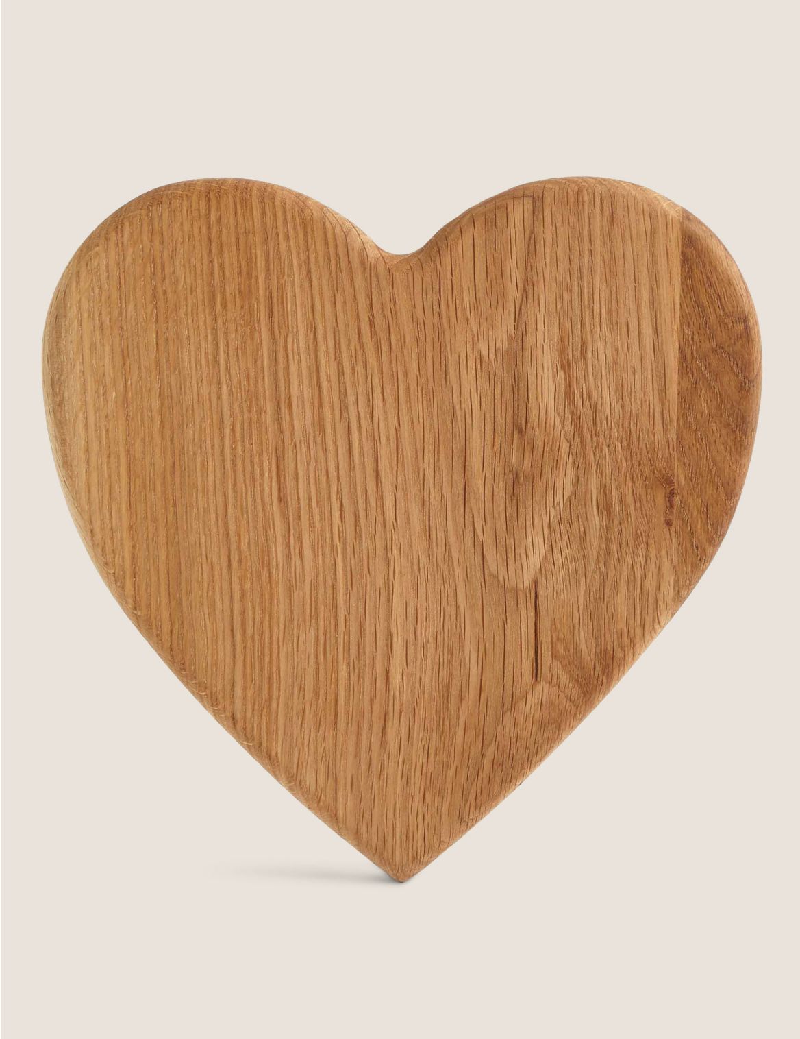 Heart Wooden Chopping Board brown