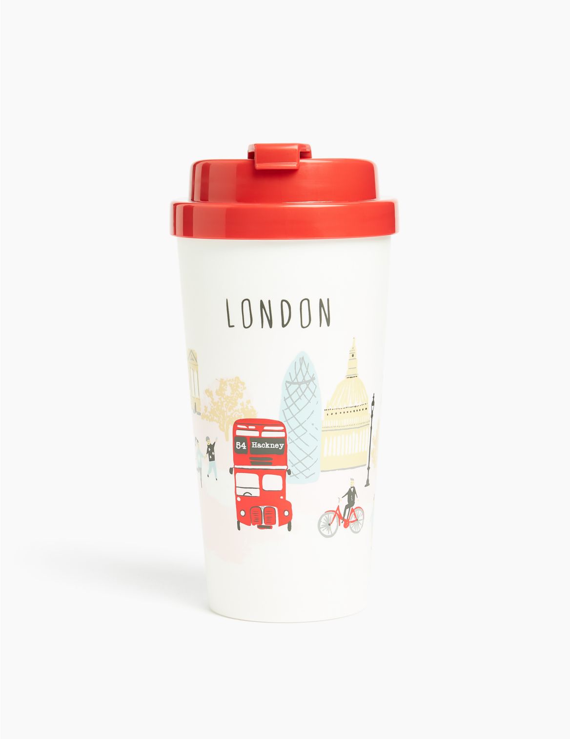 London Travel Mug multi-coloured