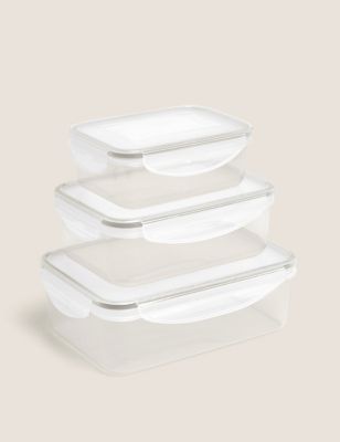 M&S Set of 3 Food Storage Containers