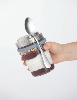 M&S Kilner Breakfast Jar with Spoon