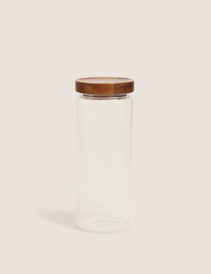 M&S Large Glass Storage Jar