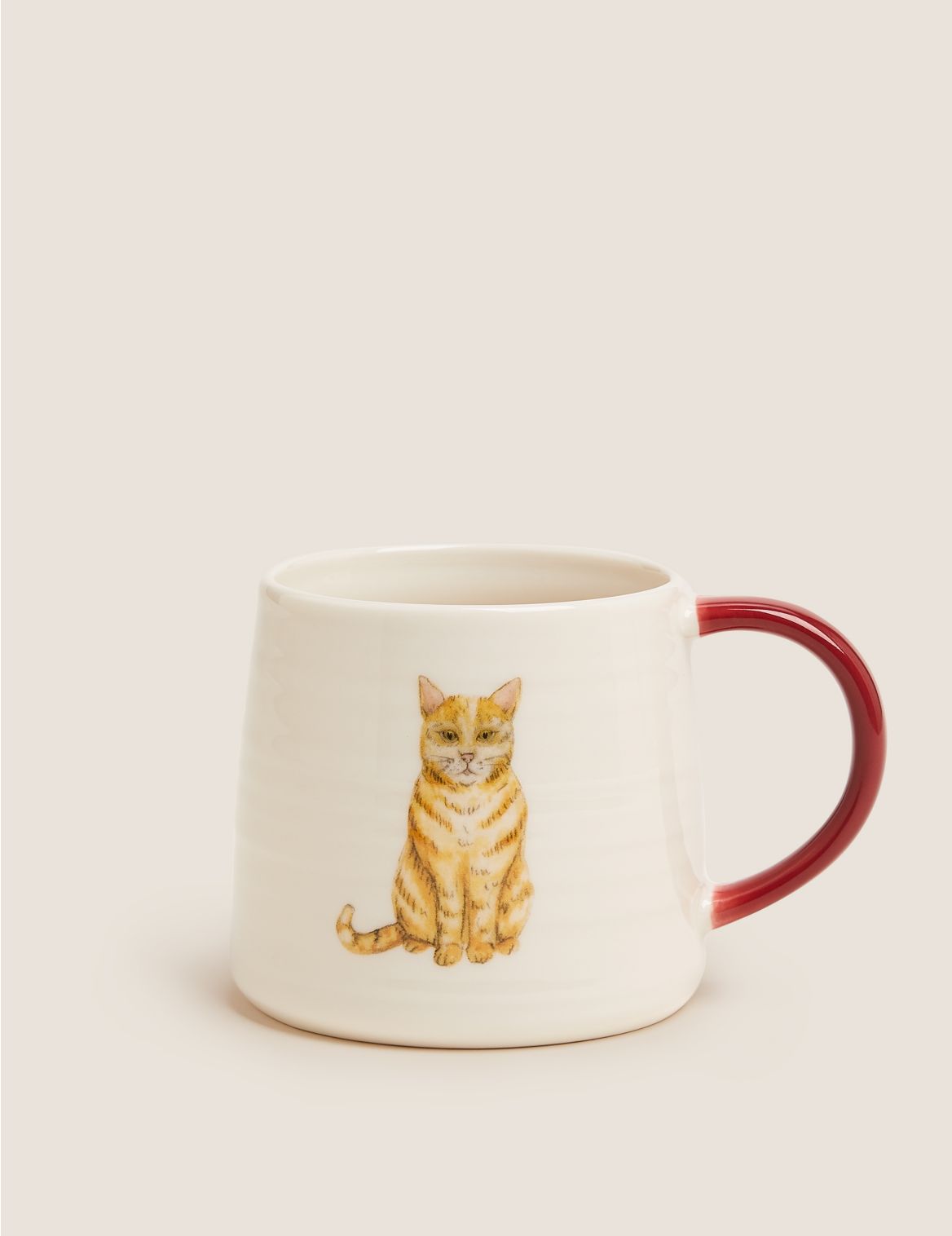 Tabby Cat Mug multi-coloured