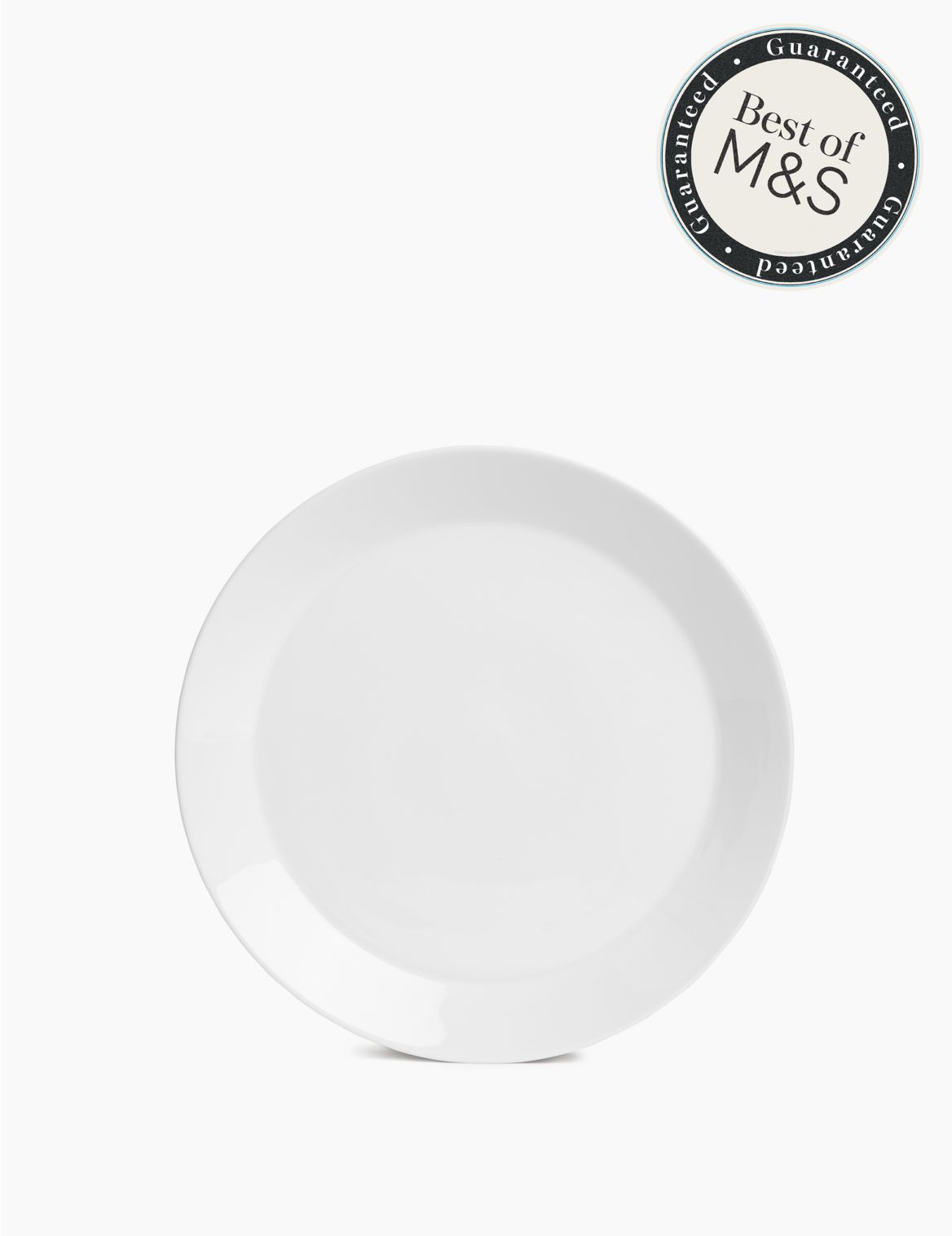 Maxim Flare Side Plate white