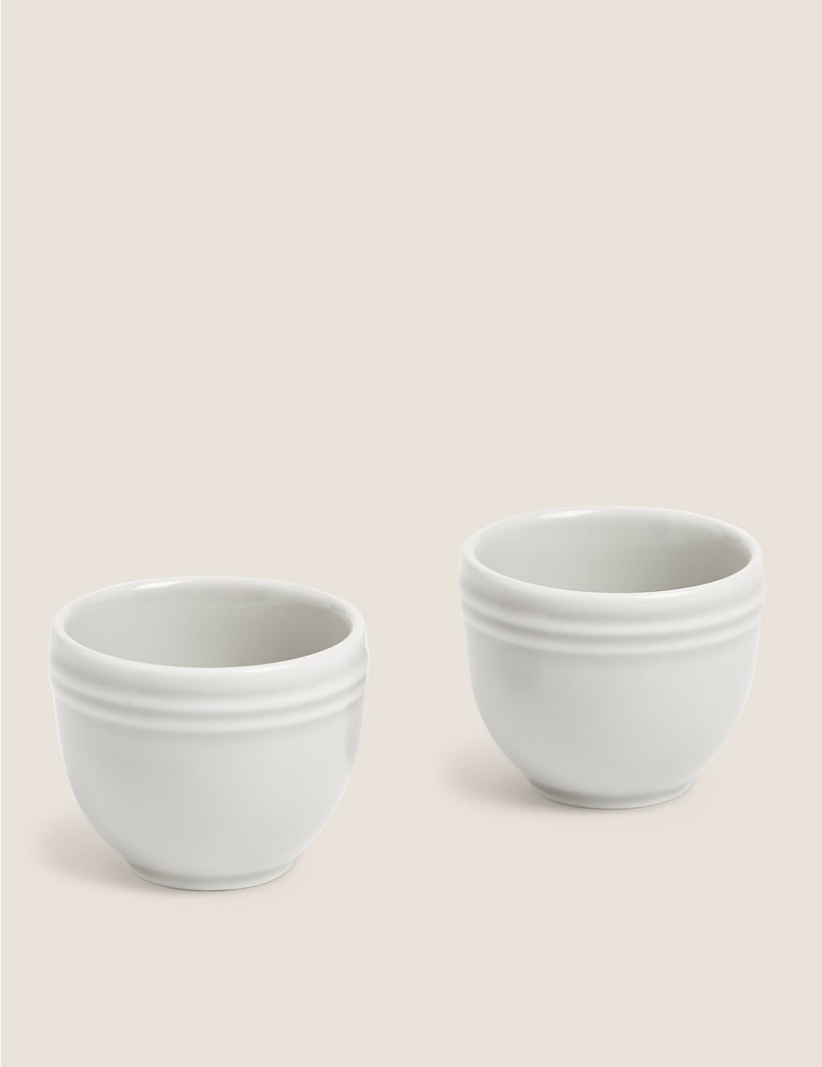 Set of 2 Marlowe Egg Cups grey