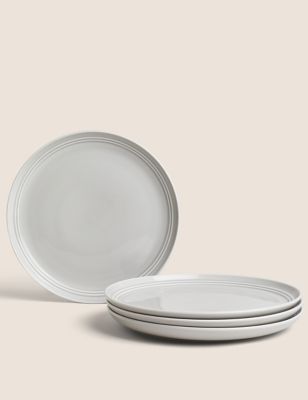 M&S Set of 4 Marlowe Dinner Plates
