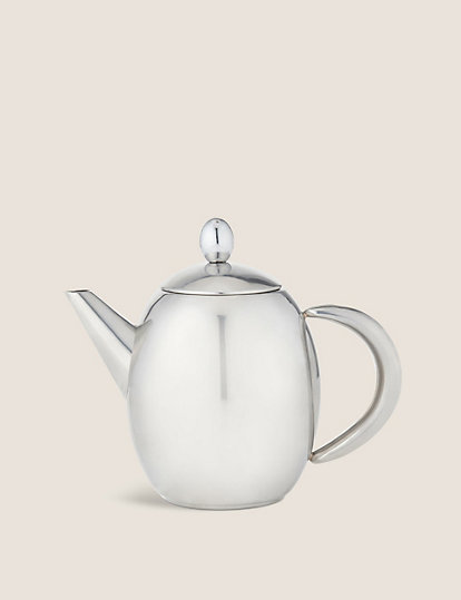 M&S Collection Mini Milan Teapot - 1Size - Silver, Silver