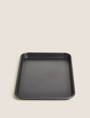 M&S Aluminised Steel 39cm Oven Tray - Charcoal, Charcoal