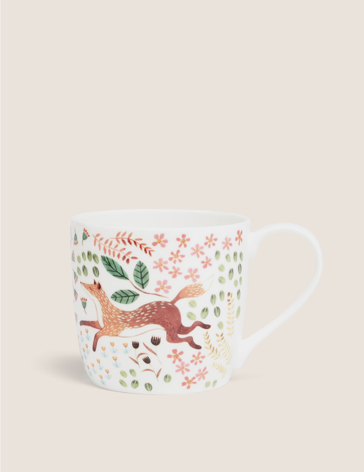 Fox Woodland Mug multi-coloured