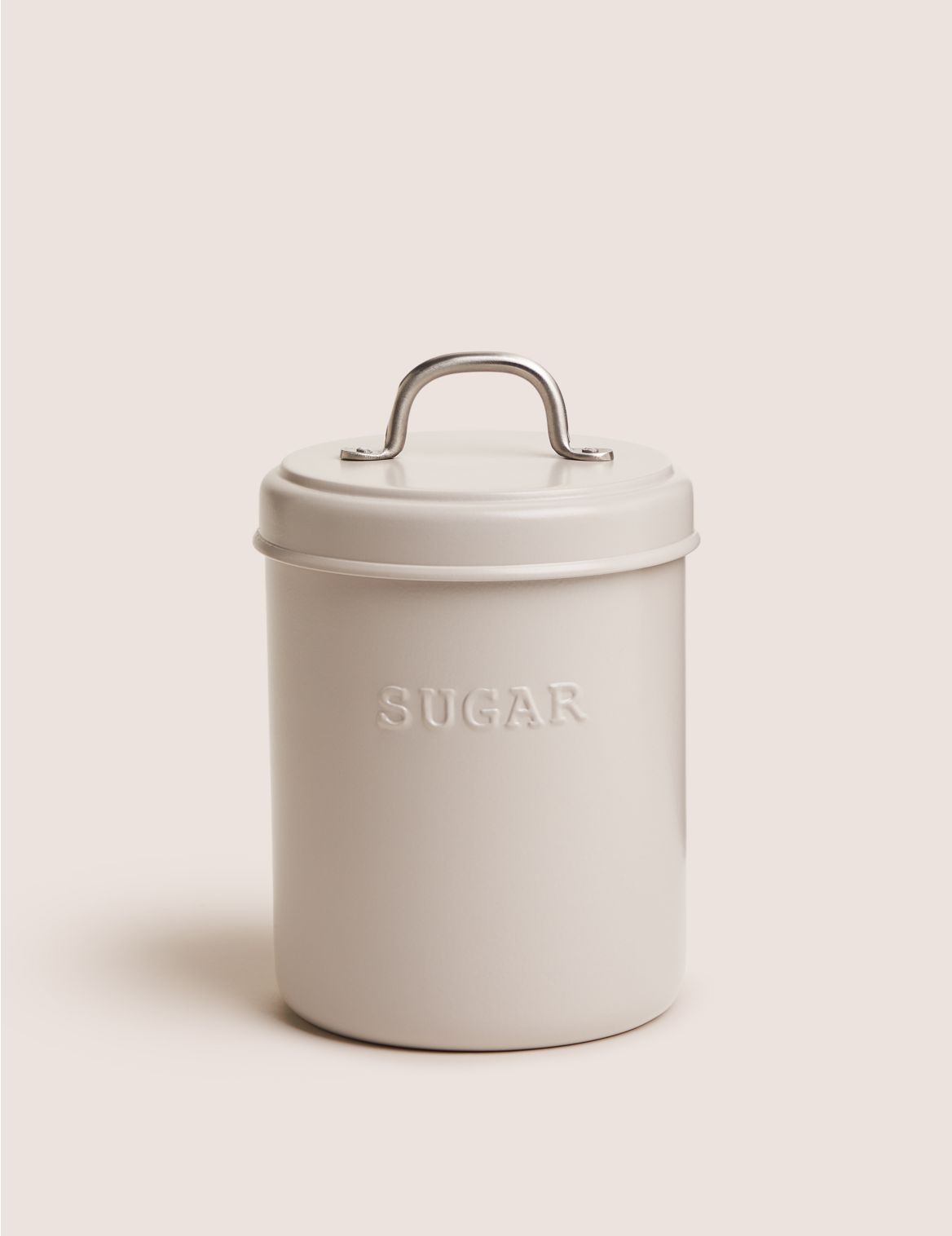 Powder Coated Sugar Storage Jar grey