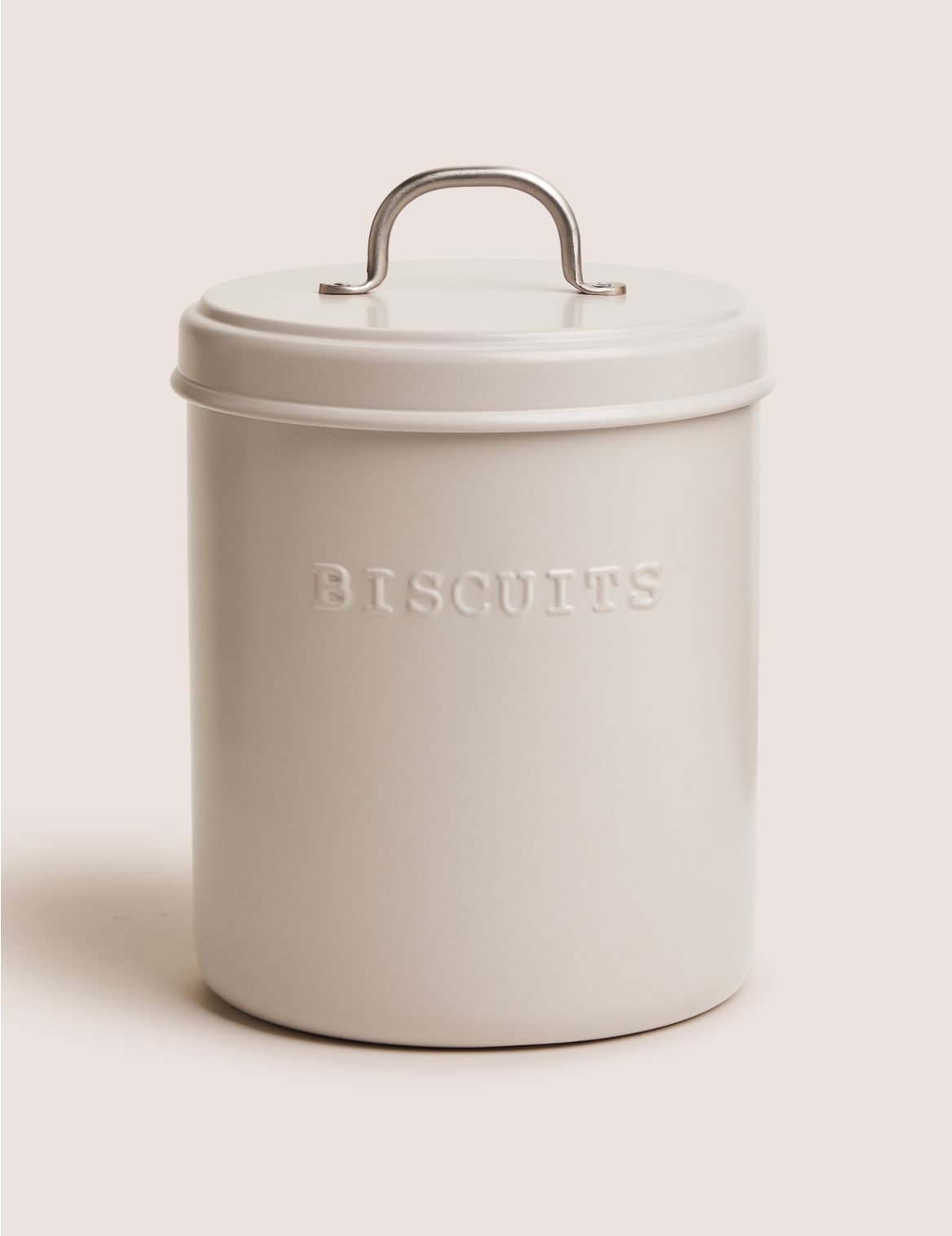 Powder Coated Biscuit Storage Jar grey