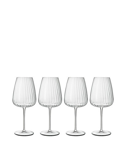 Luigi Bormioli Set Of 4 Optica Red Wine Glasses - 1Size