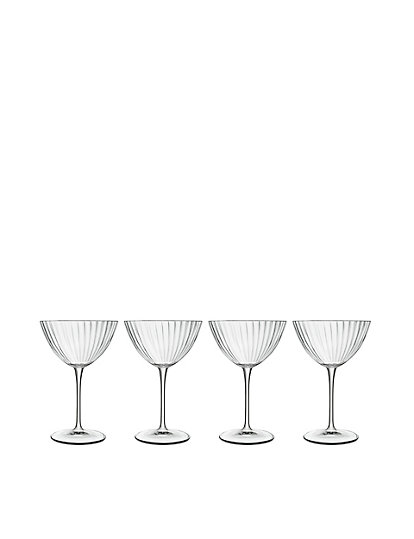 Luigi Bormioli Set Of 4 Optica Martini Glasses - 1Size