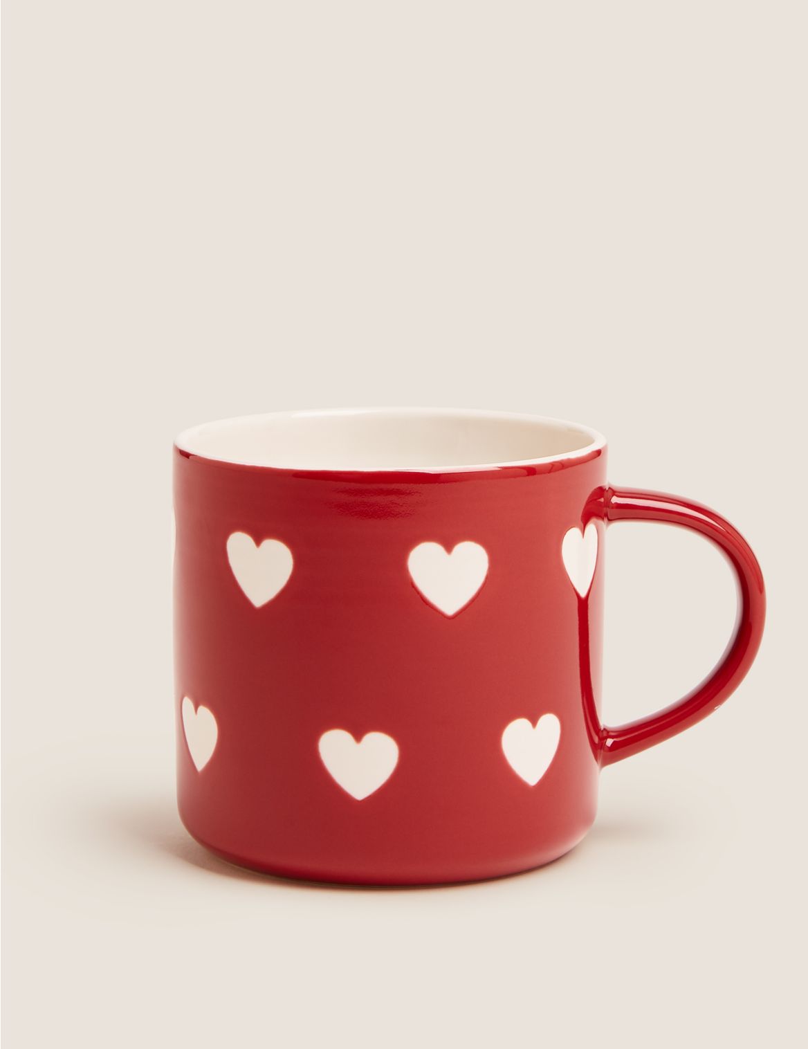Image of Jumbo Heart Mug red