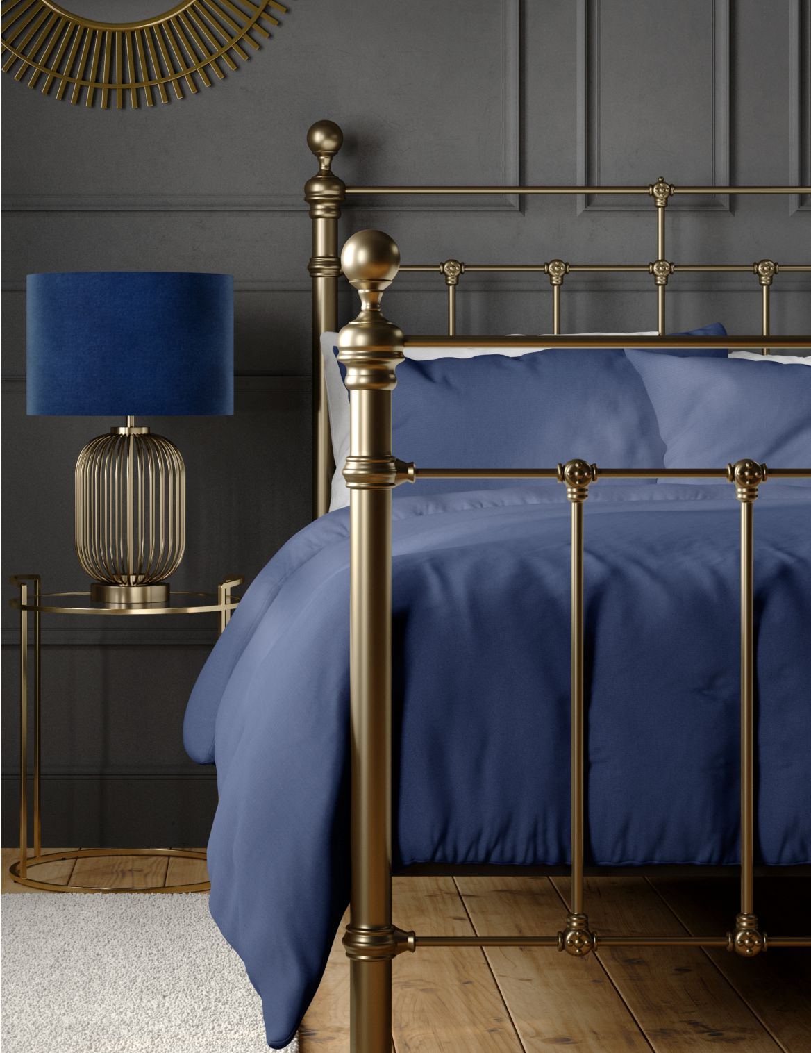 Comfortably Cool Duvet Cover navy