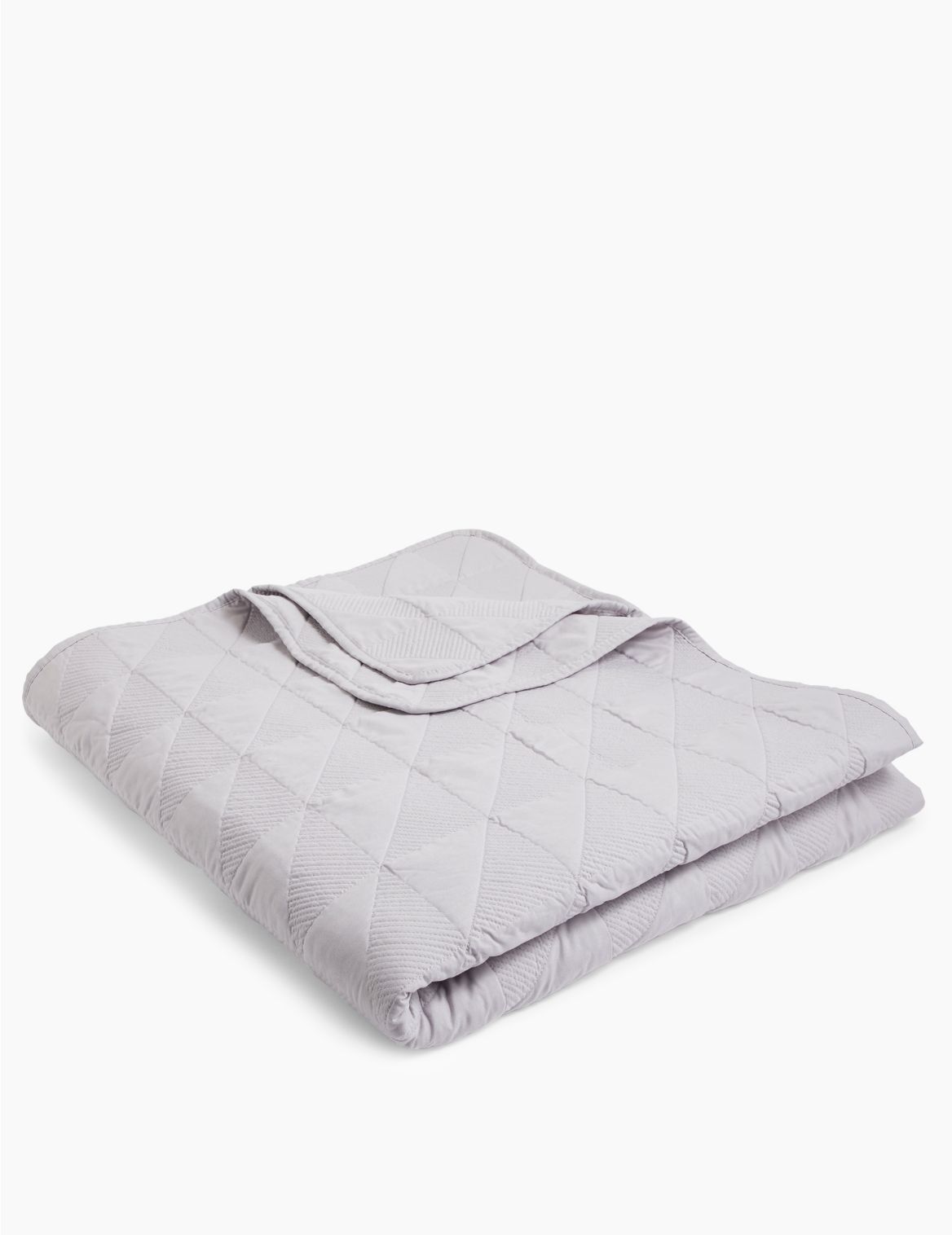 Abstract Quilted Throw grey