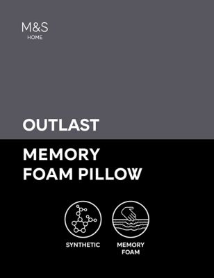 M&S Outlast Medium Memory Foam Pillow