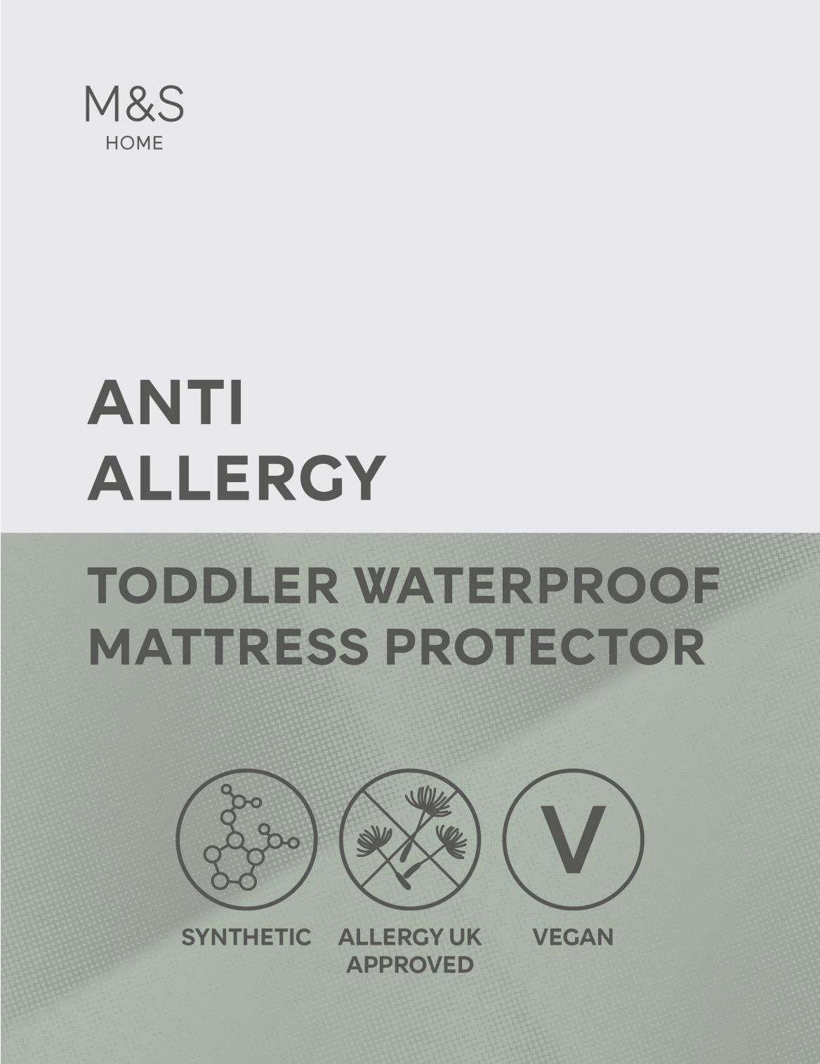 Anti Allergy Toddler Mattress Protector white