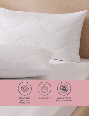 M&S 2 Pack Supremely Washable King Size Pillow Protectors