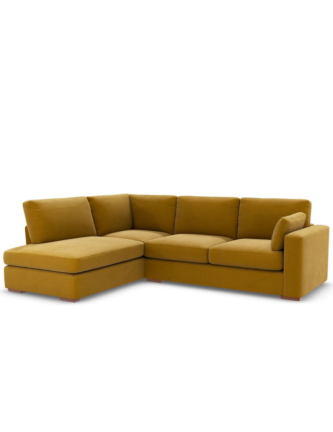 Boston Corner Chaise Sofa (Left-Hand) yellow