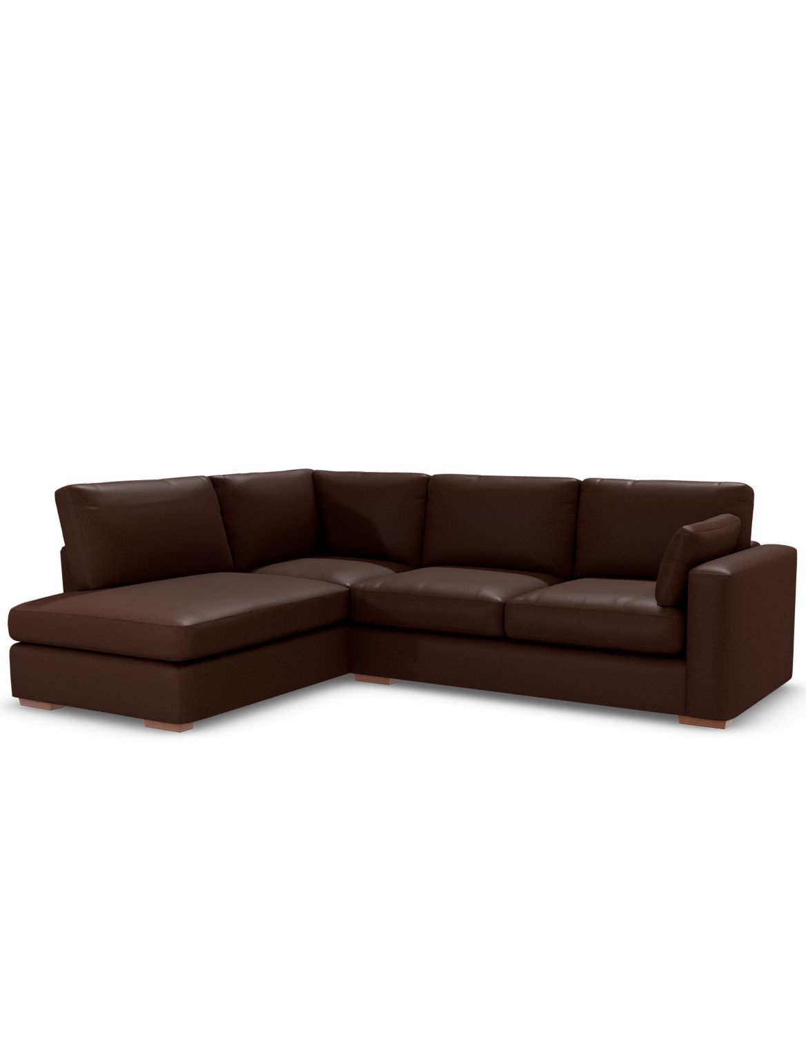 Boston Corner Chaise Sofa (Left-Hand) brown