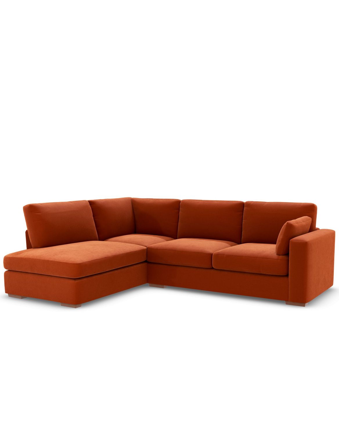 Boston Corner Chaise Sofa (Left-Hand) orange