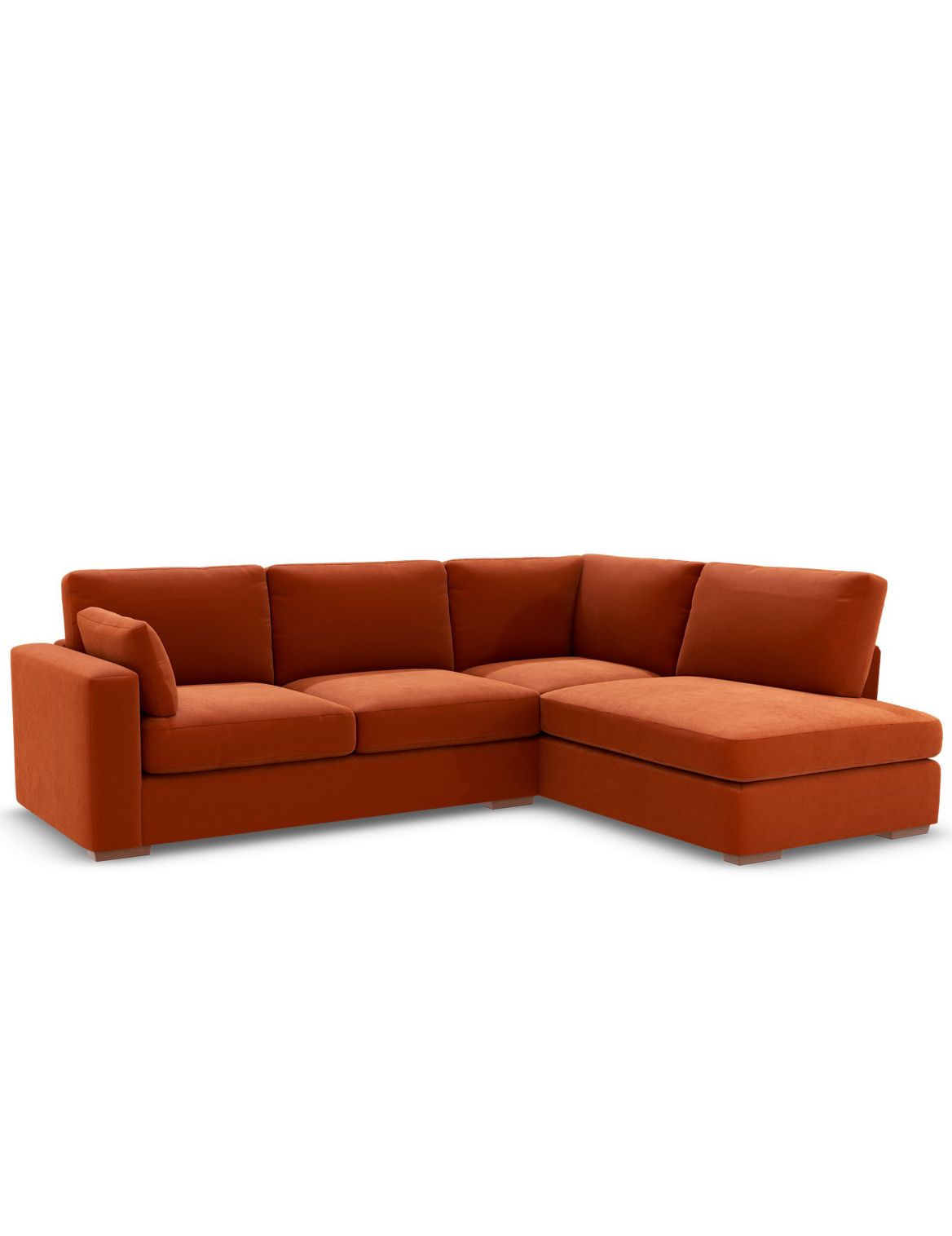 Boston Corner Chaise Sofa (Right-Hand) orange