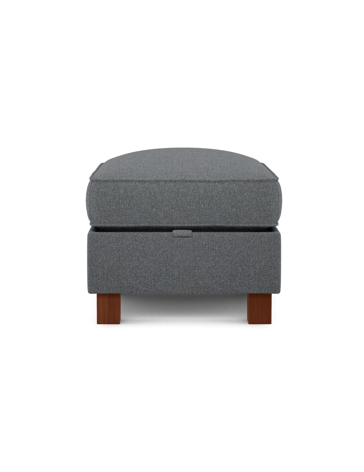 Small Storage Footstool grey