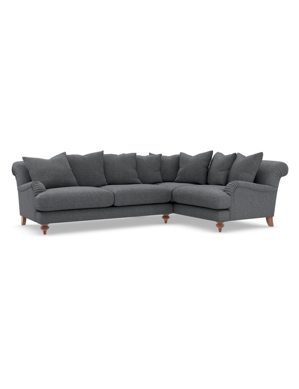 Isabelle Small Corner Sofa (Right-Hand) grey
