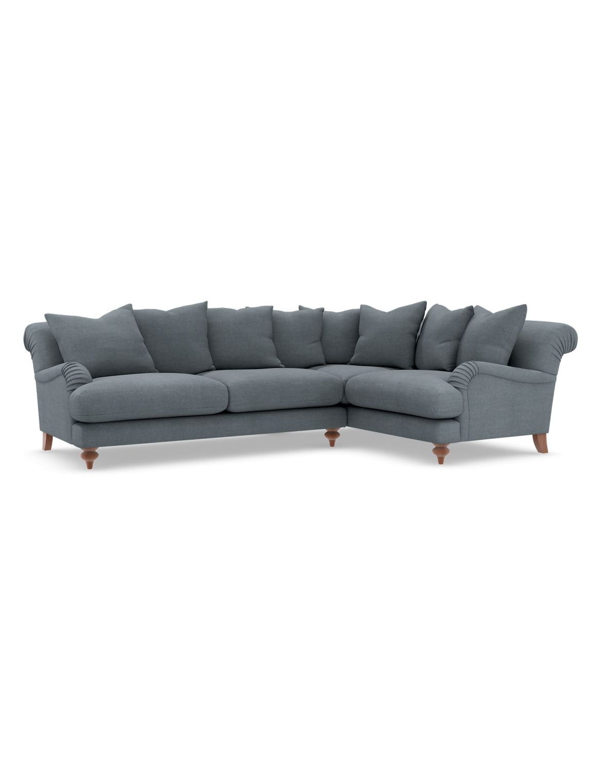 Isabelle Small Corner Sofa (Right-Hand) green