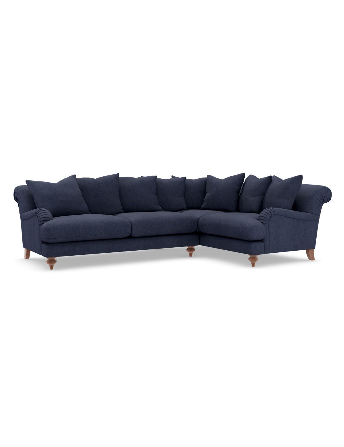 Isabelle Small Corner Sofa (Right-Hand) navy