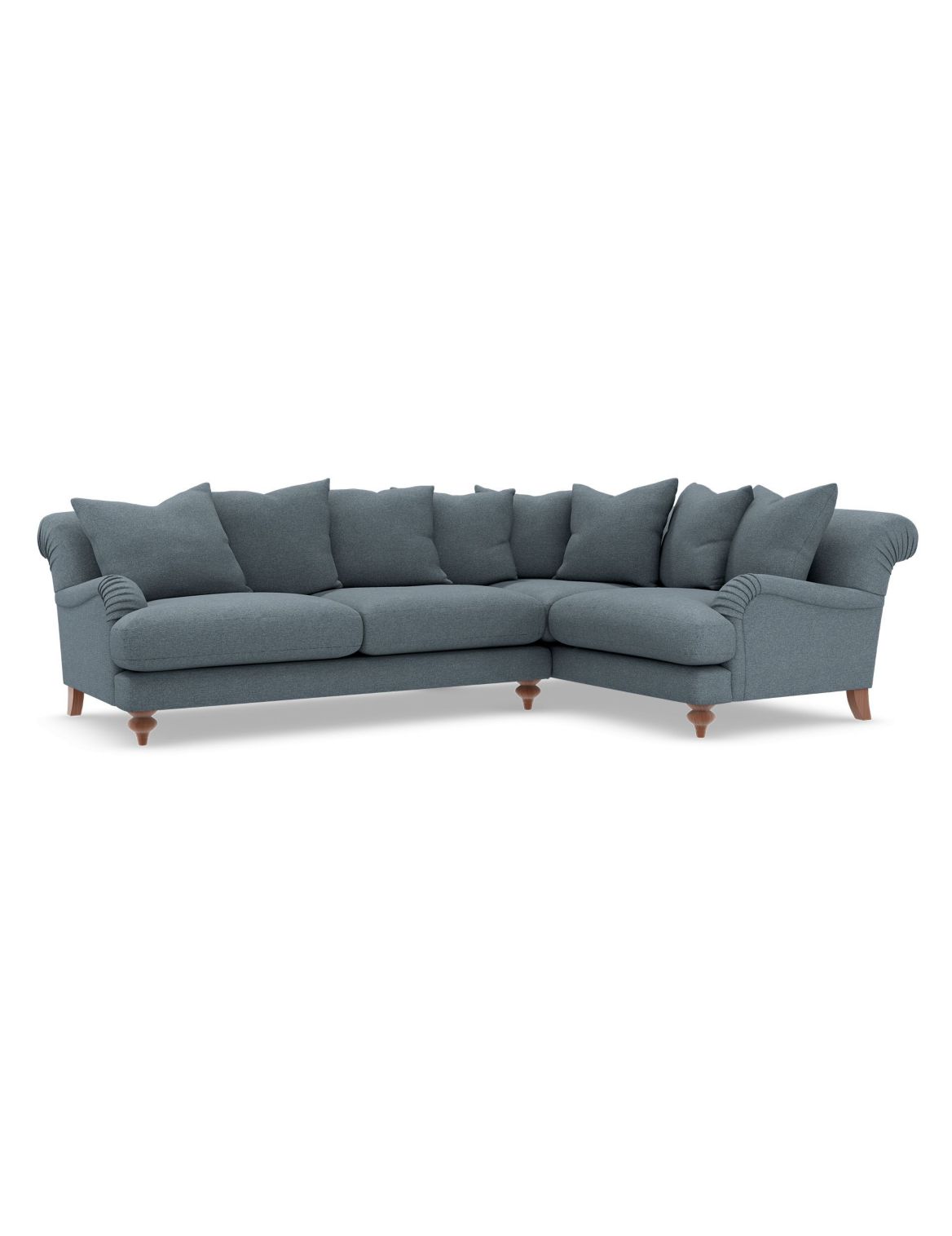 Isabelle Small Corner Sofa (Right-Hand) blue