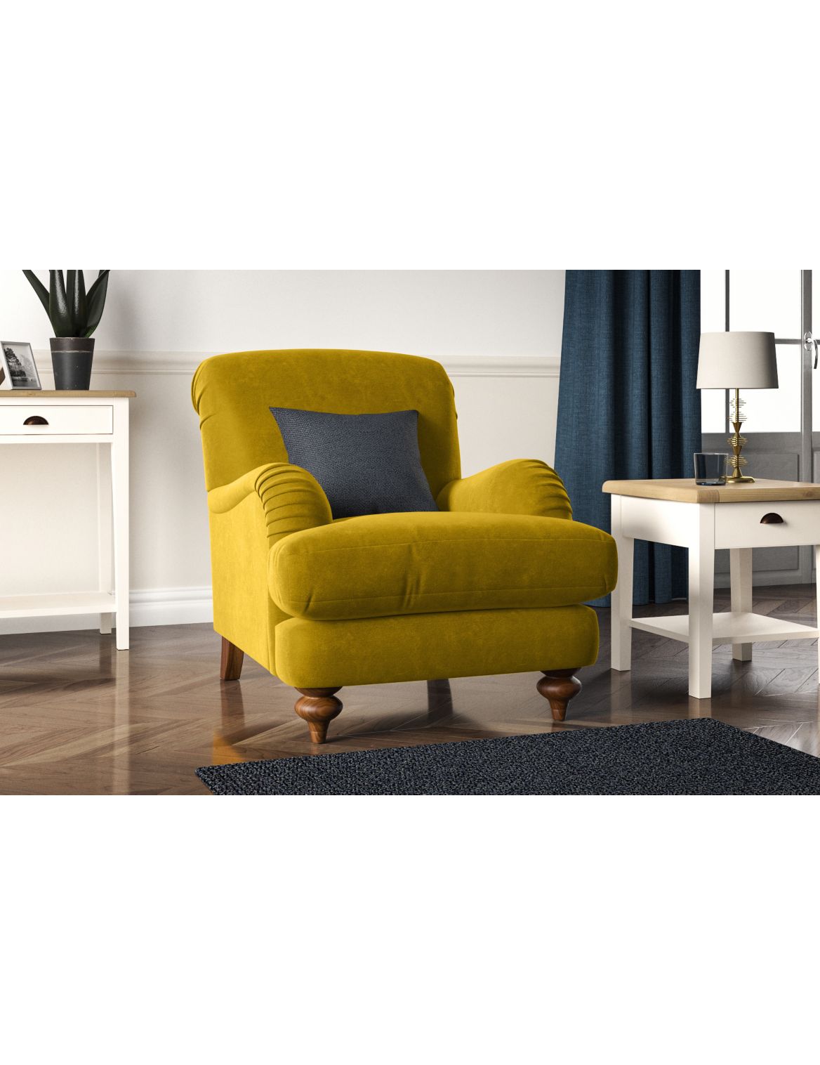Isabelle Armchair yellow