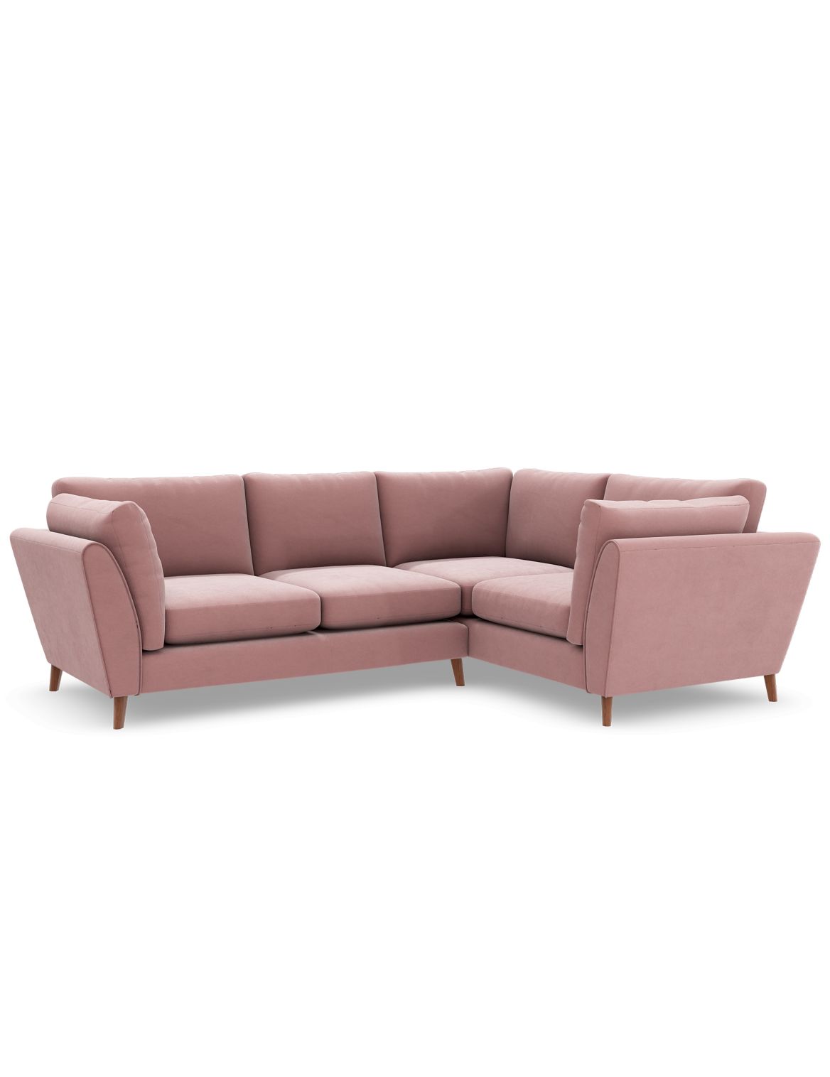 Finch Small Corner Sofa (Right-Hand) pink