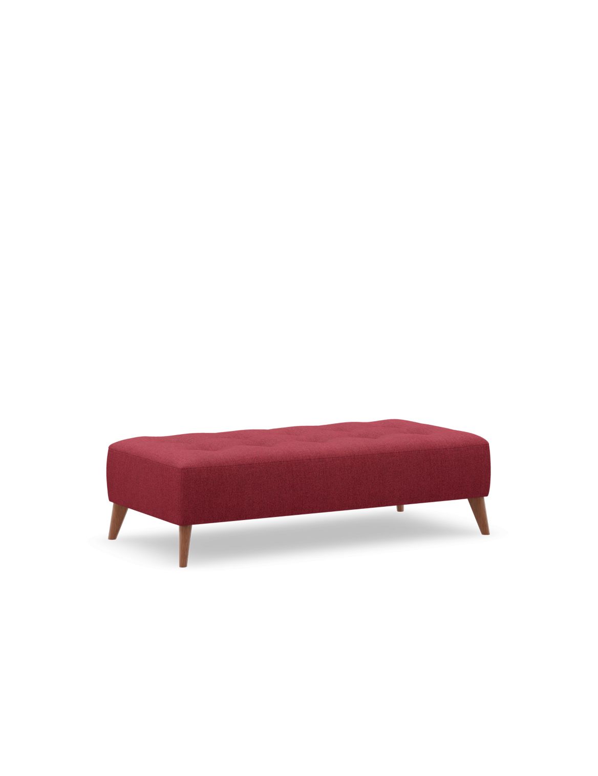 Luna Extra Large Footstool red