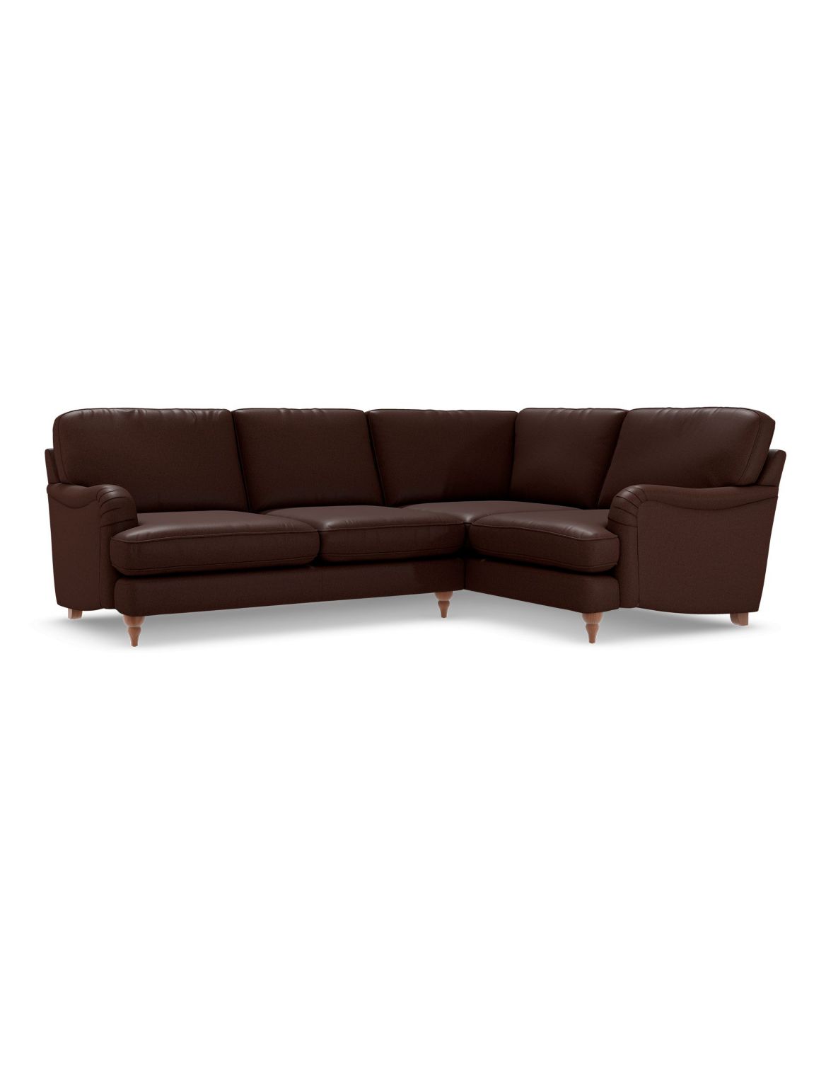Rochester Small Corner Sofa (Right-Hand) brown