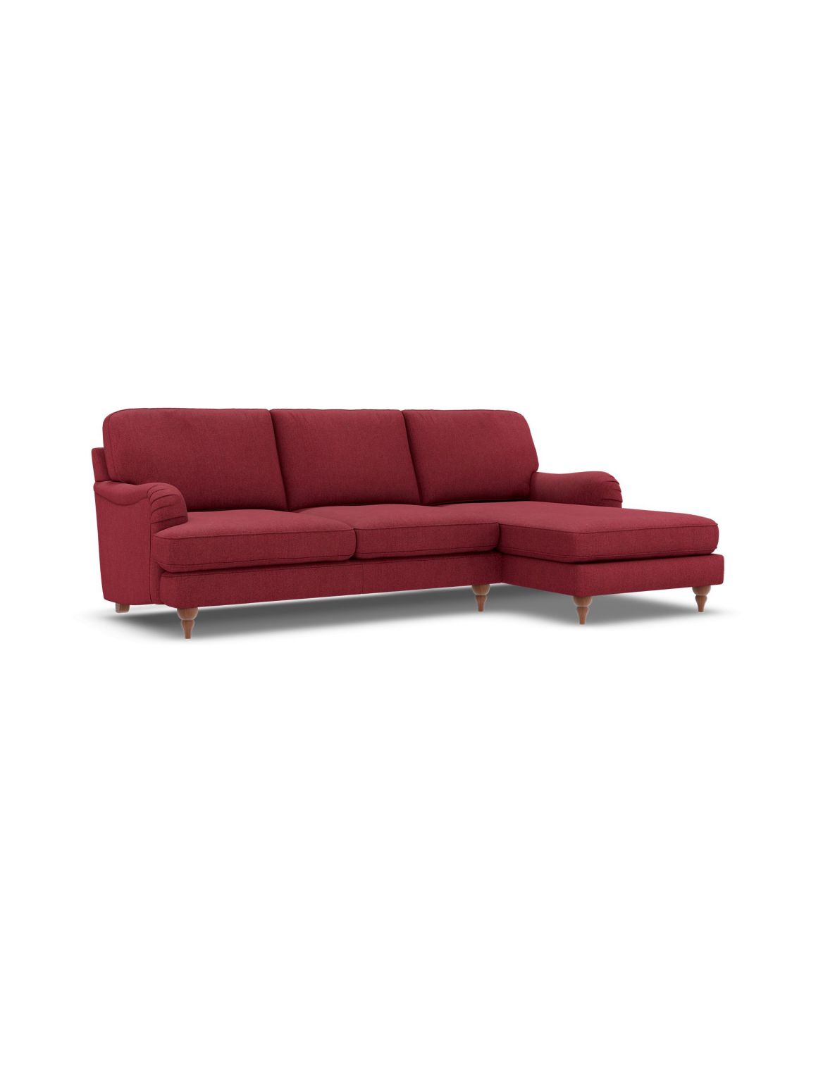 Rochester Corner Chaise Sofa (Right-Hand) red